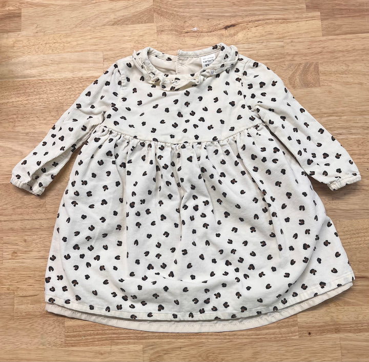 Carters 12M Leopard Print Cord Dress