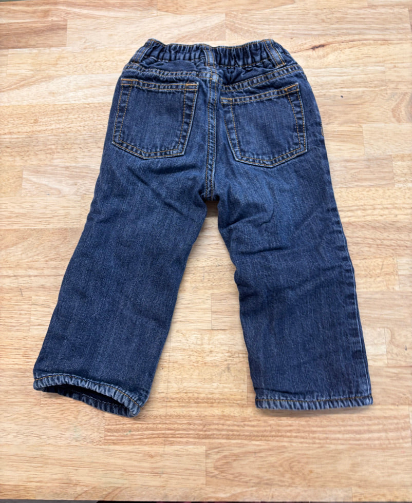 Baby Gap Fleece-Lined Jeans – Size 18–24M