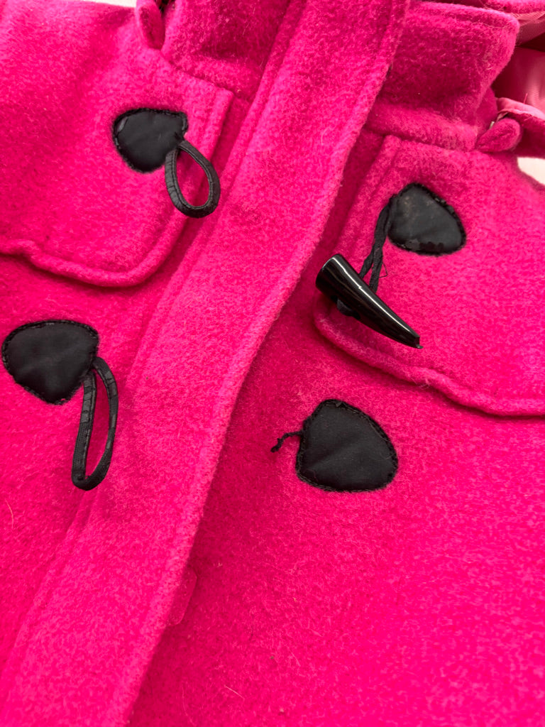 Joe Fresh Peacoat – 14 Bright Pink Wool Blend fair condition