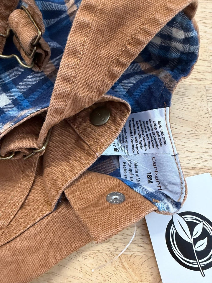 Carhartt Lined Overalls – 18M | Excellent - Nest and Sprout-Consignment