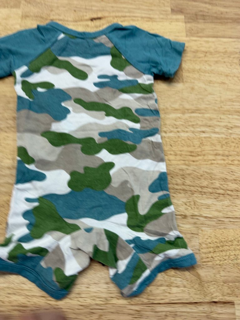 Kyte Baby Camo Short Romper – 3–6M | Play - Nest and Sprout-Consignment