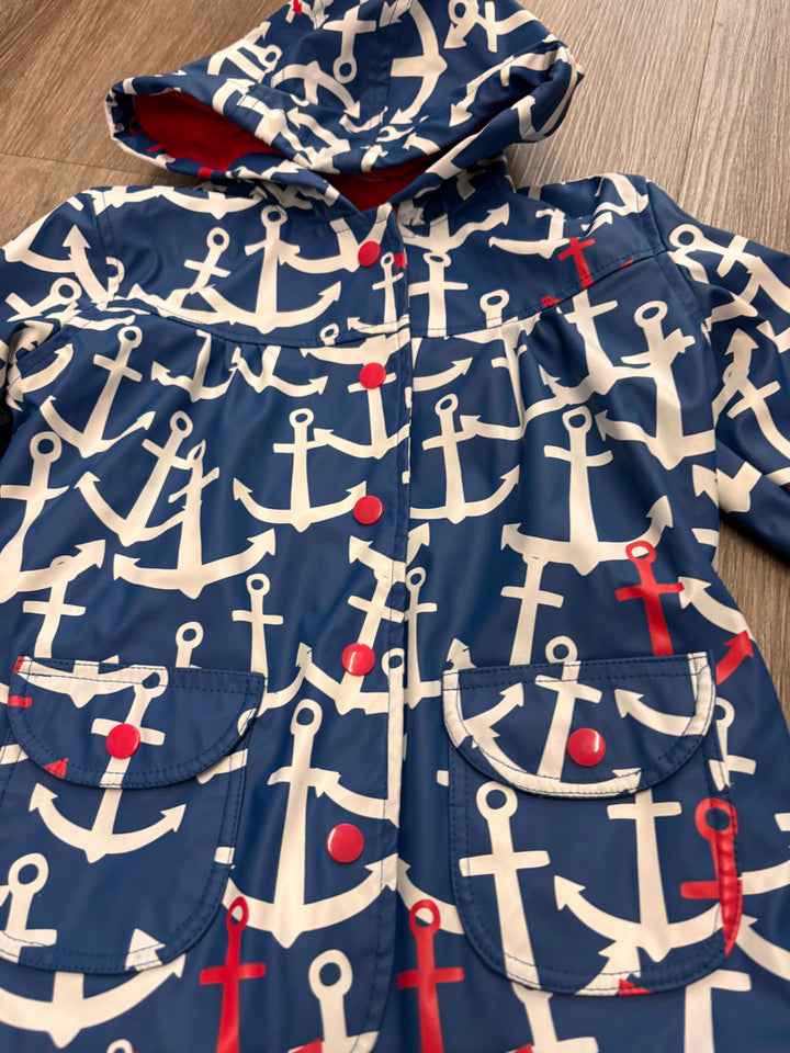 Hatley Rain Jacket 3 – Red Anchors