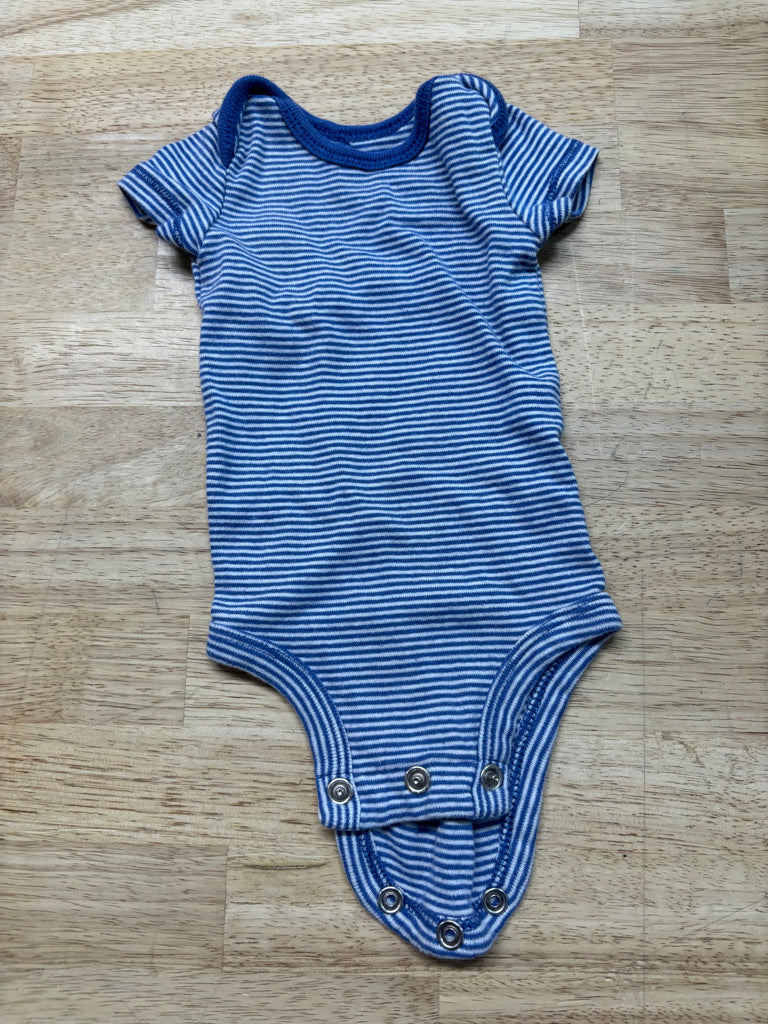 Carter’s Blue Striped Bodysuit | Newborn