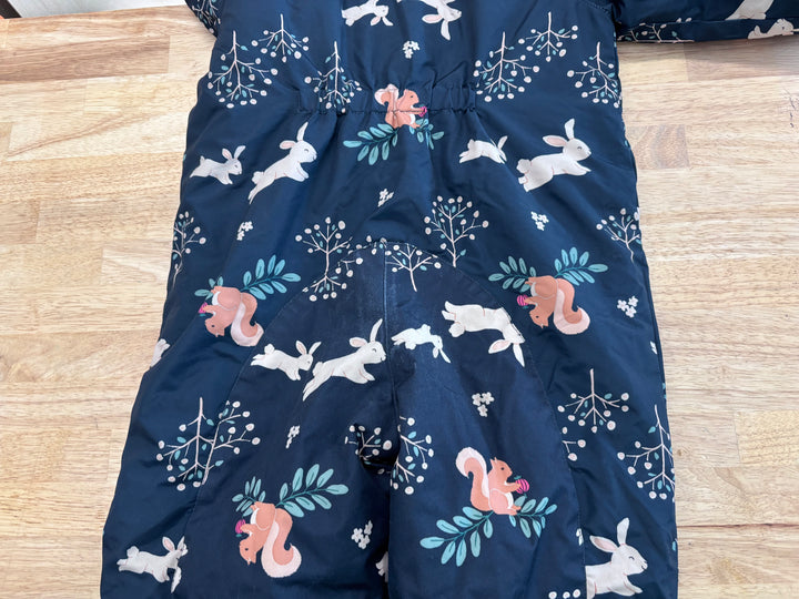 H&M 4T Snowsuit Bunny Print