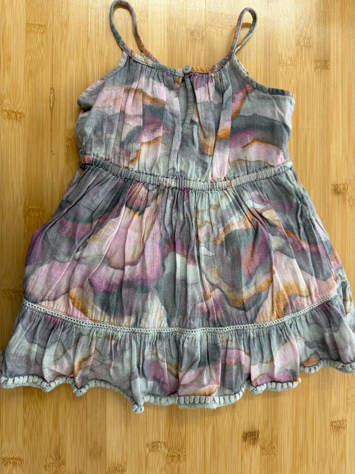 Next Dress – 3Y (98cm) | Blue Purple Stone 100% Cotton Tie Waist Tank