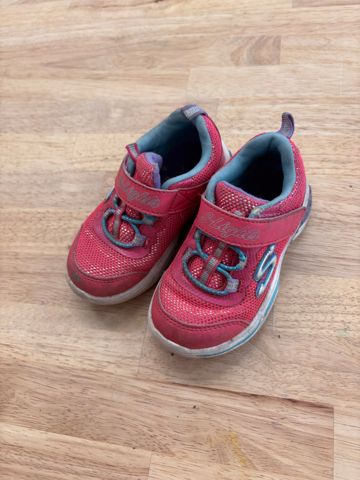 Skechers Size 6 Light-Up Shoes (Fair, Heel Wear)