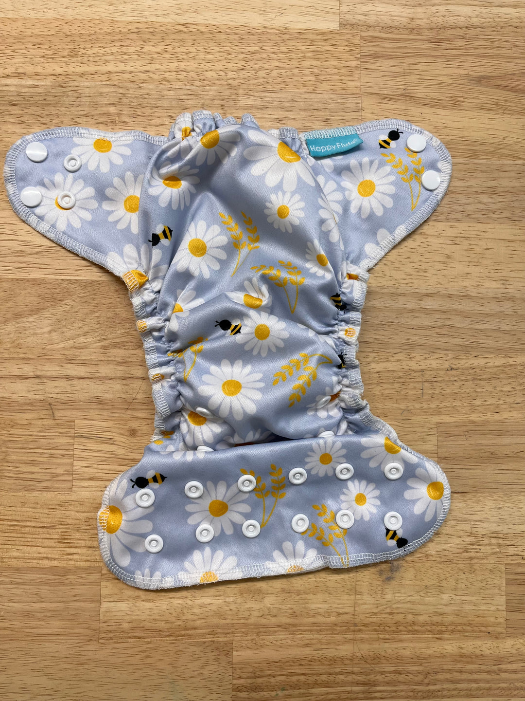 Newborn All-in-One Diaper – Daisy Bee Print