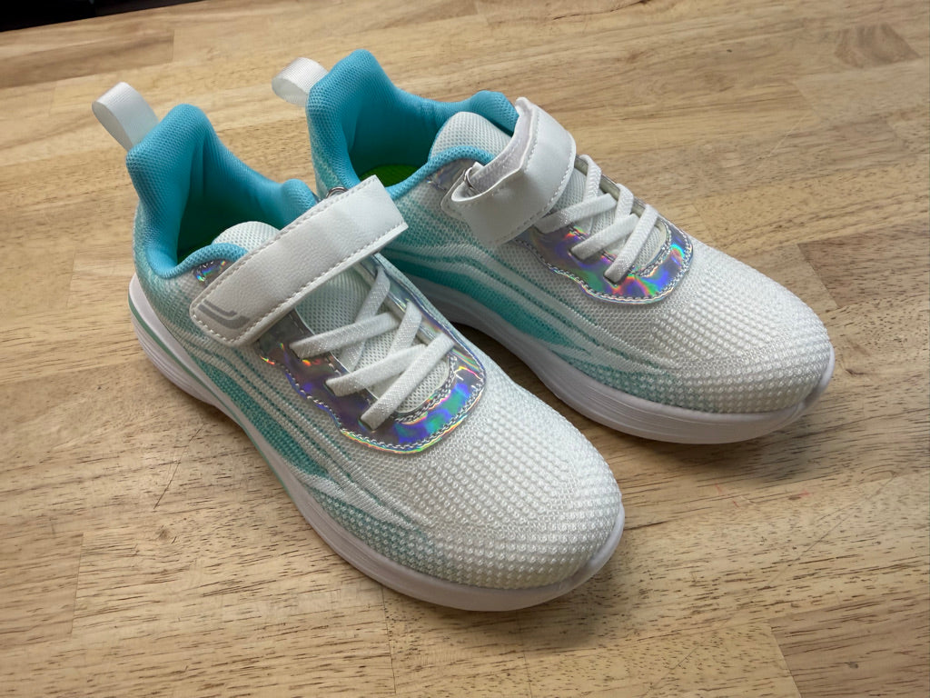 Velcro Runners – EU 35 | Blue & White | NWT