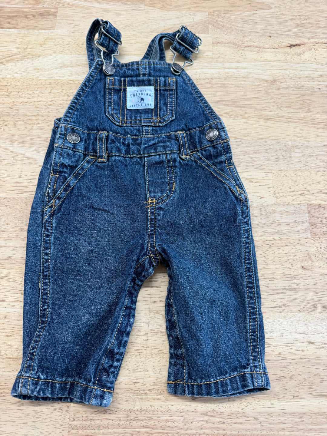 Carter's I'm One Charming Denim Overalls – 3M