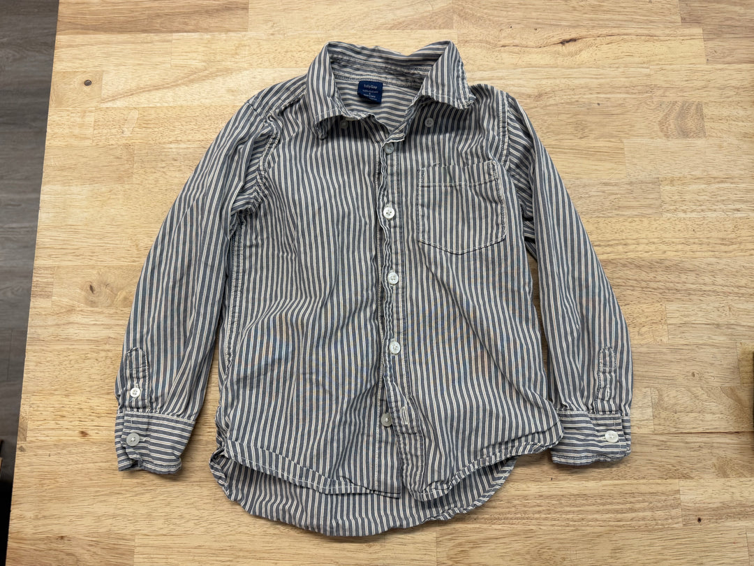 Gap Plaid Button-Up Shirt –5 | Blue & Gold