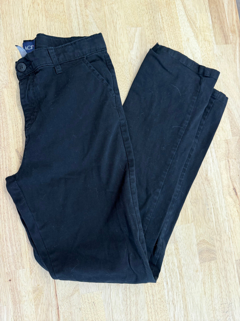 The Children's Place Black Straight-Leg Pants – 14 | Internal Adjustment