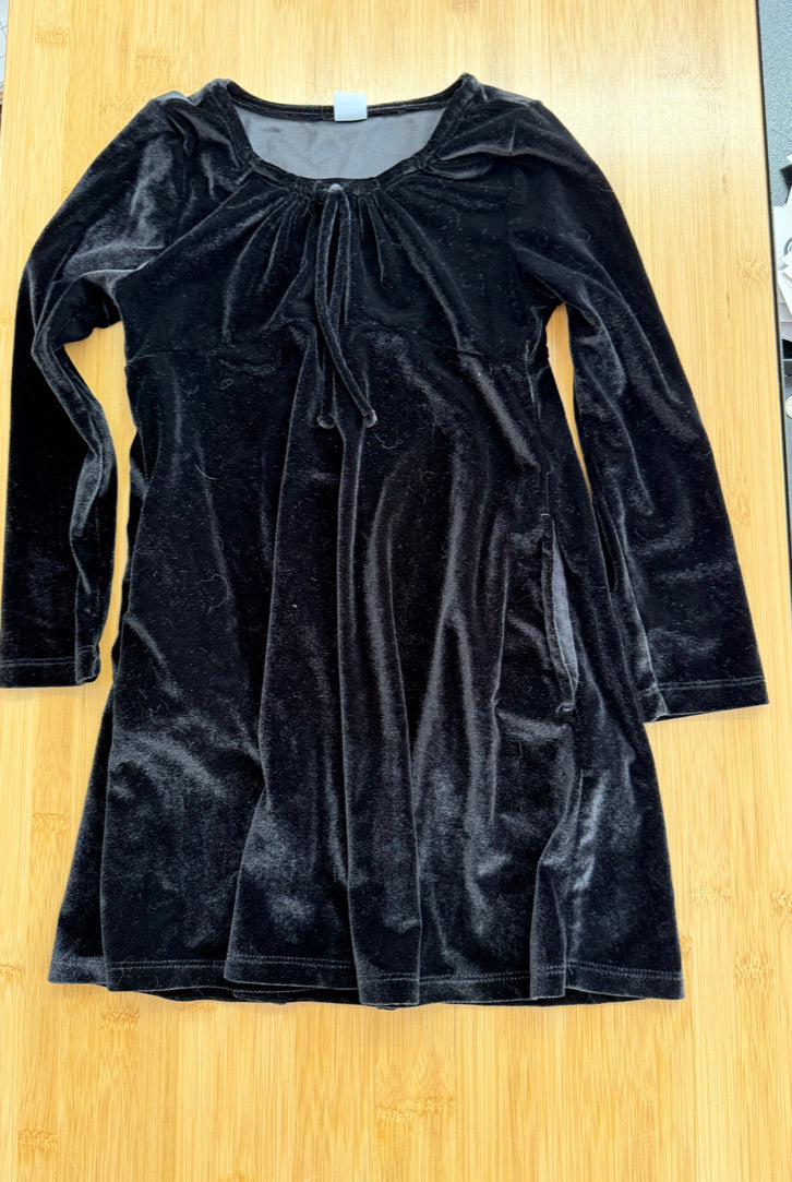 Old Navy Velour Dress – 6/7 | Black