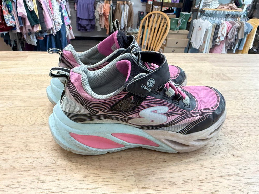 Skechers Light - Up Sneakers – 13 | Pink and Black - Nest and Sprout - Consignment
