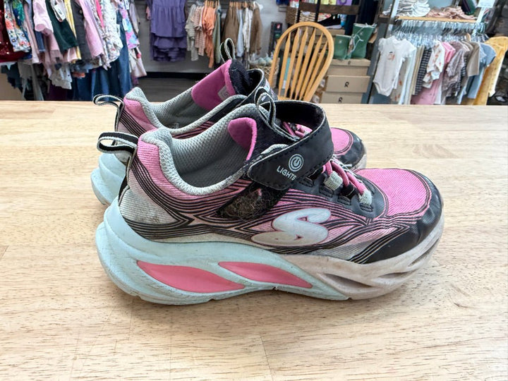 Skechers Light - Up Sneakers – 13 | Pink and Black - Nest and Sprout - Consignment