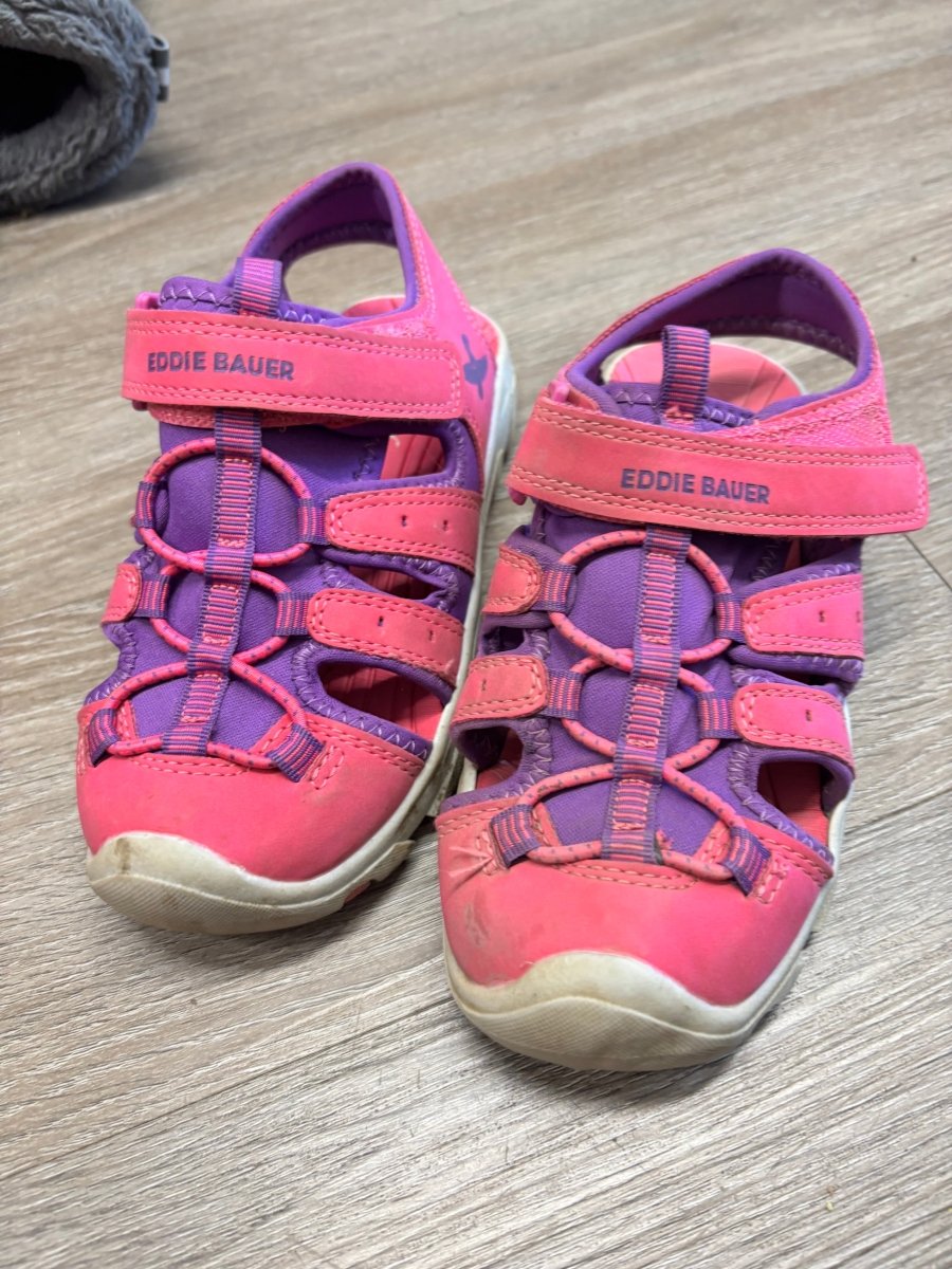 Eddie Bauer Hot Pink Purple Closed - Toe Sandals | Size Youth 1 - Nest and Sprout - Consignment