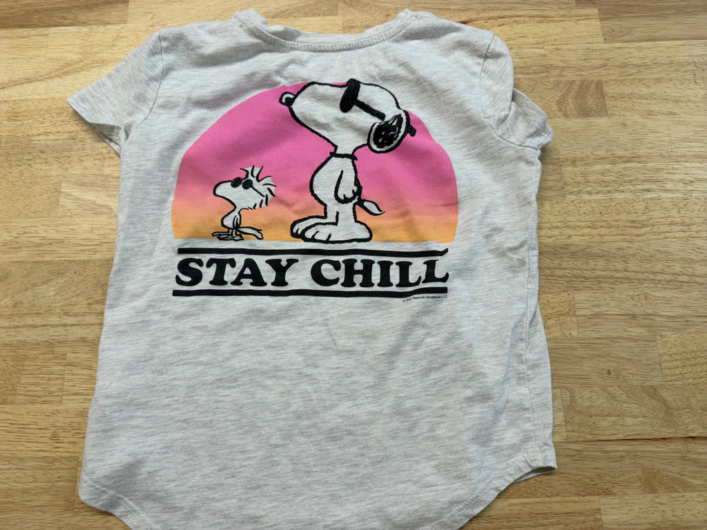 Gap Kids T-Shirt – 10 | Light Grey Snoopy Graphic | Play