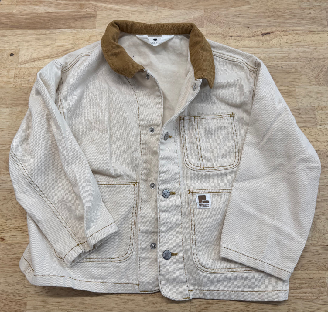 H&M Canvas Jacket – 7/8 | Cream