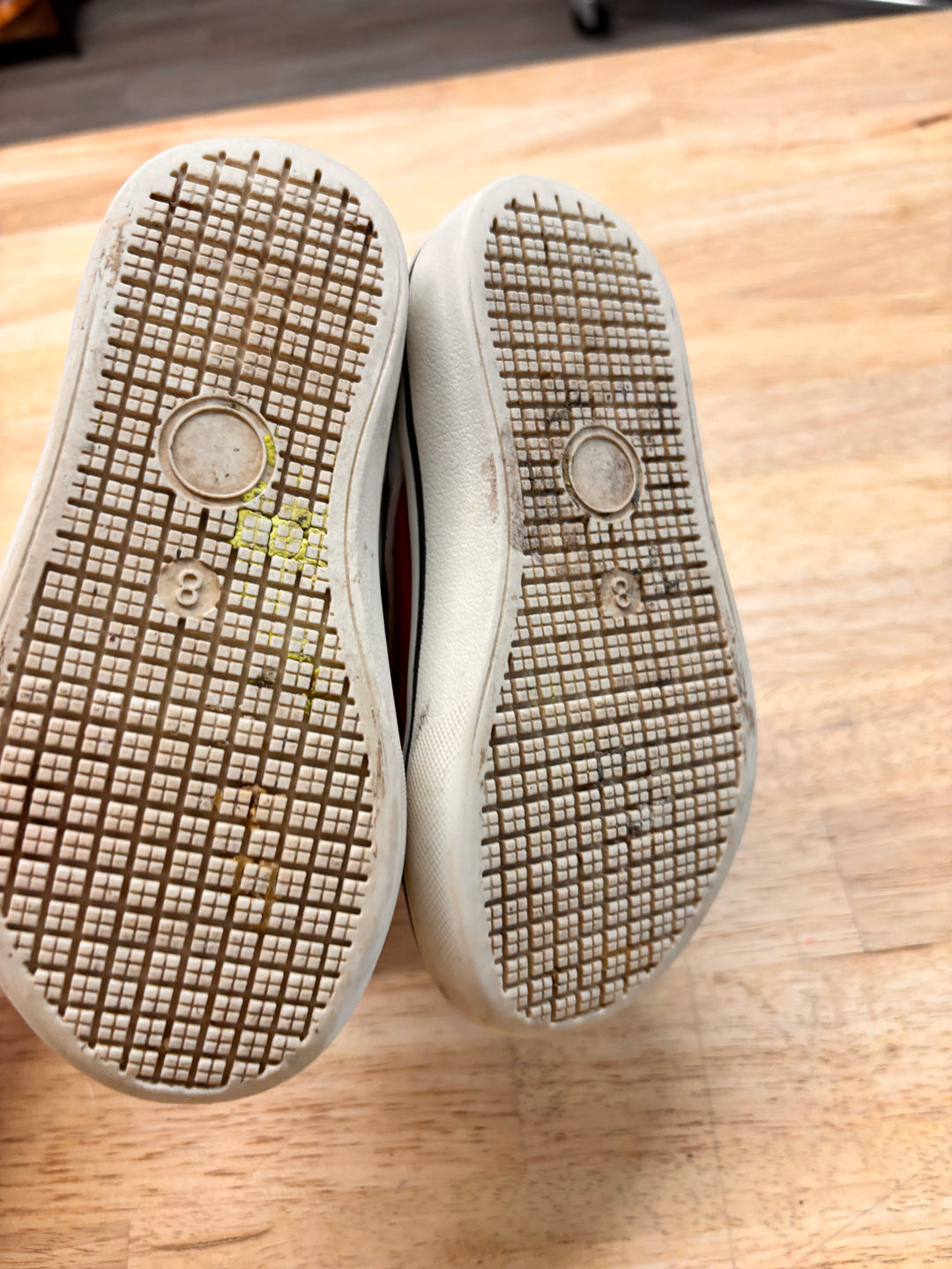 Red Canvas Sneakers – 8