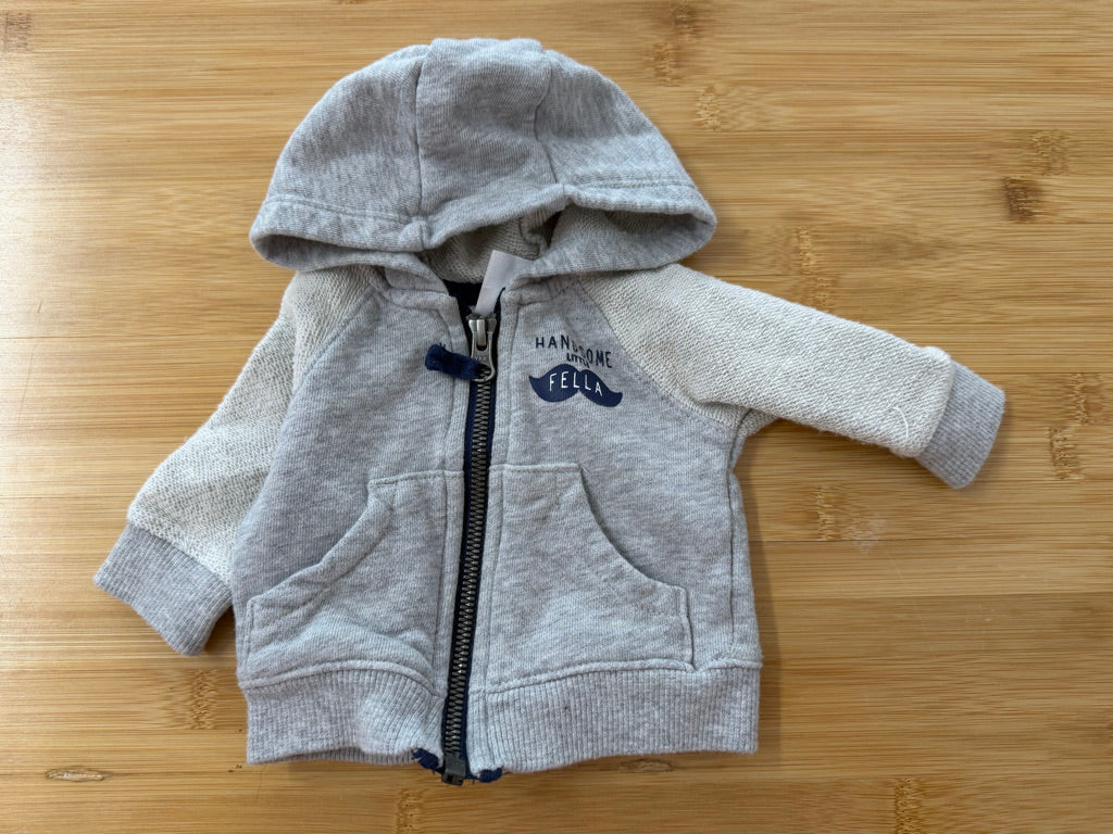 Carter's Zip-Up Hoodie – Newborn | Handsome Little Fella