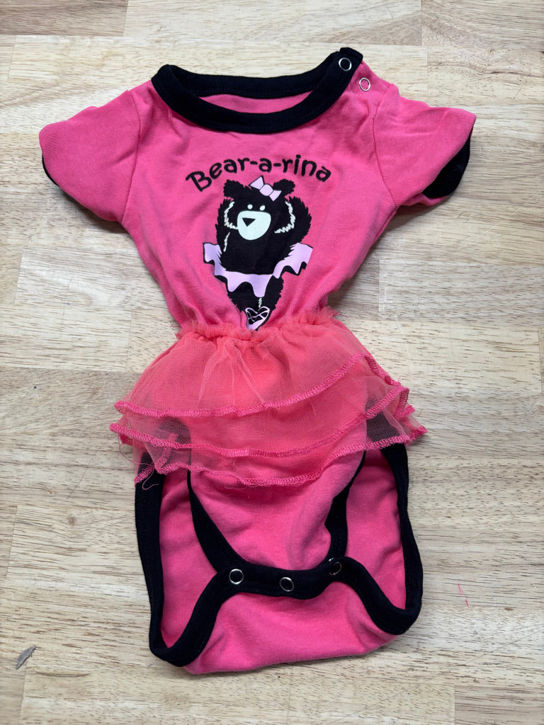 Lazy One Bear-arina Bodysuit with Tulle Skirt | 6M