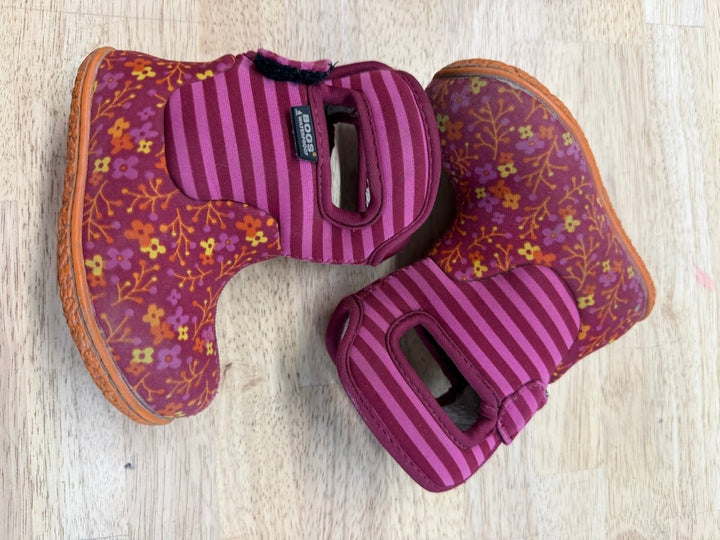 Baby Bogs Cranberry Winter Boot – 6 | -10°C Waterproof | Play - Nest and Sprout-Consignment