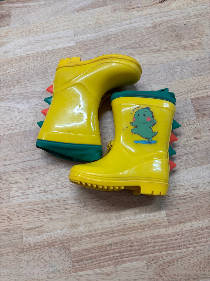 Dinosaur Rain Boots – Size 24 (Play)