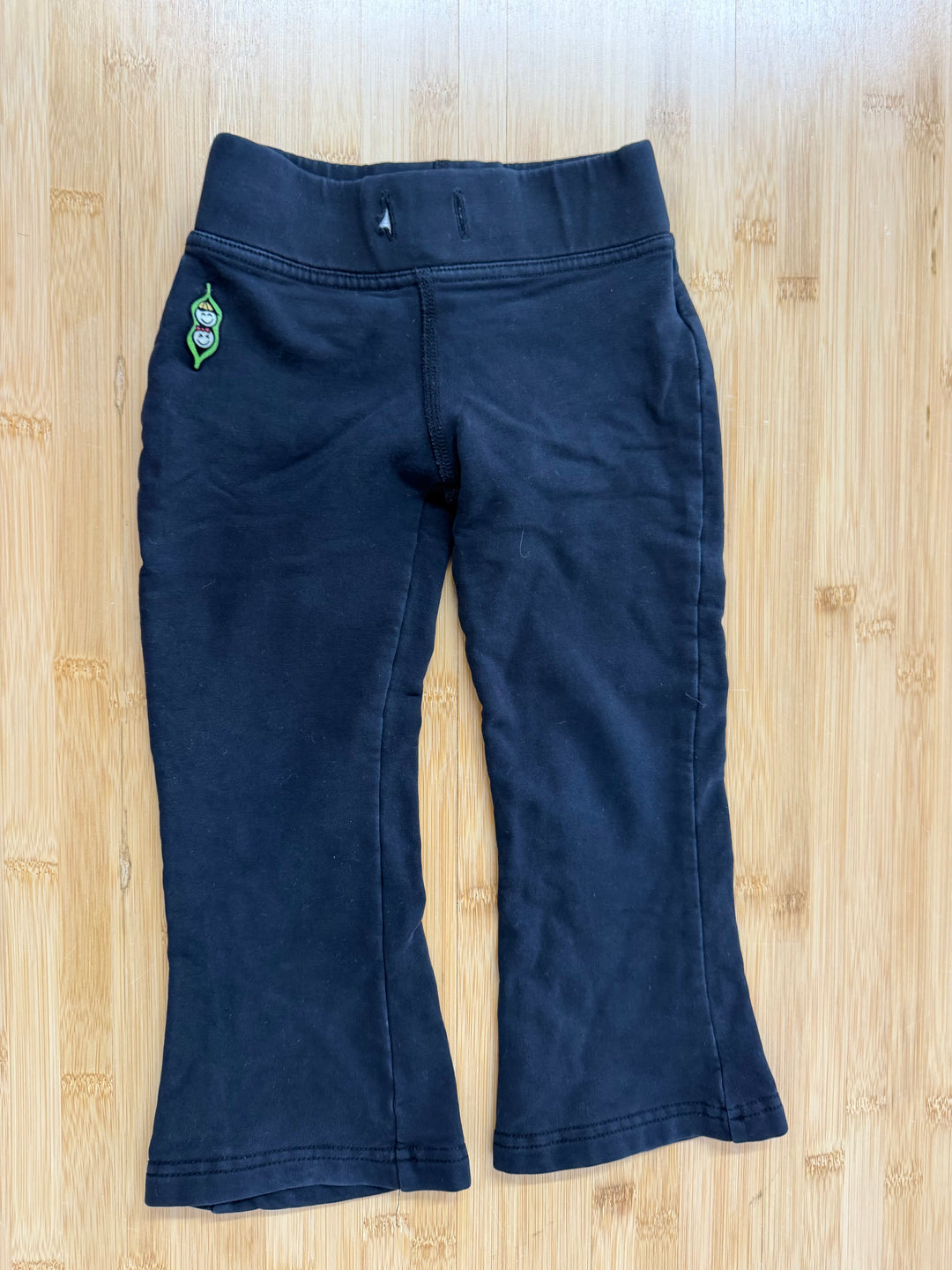 Peekaboo Beans Flare Pants – 3 | Black