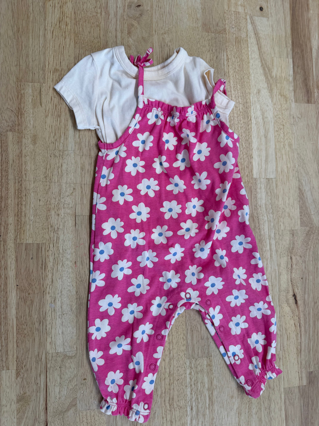 Joe Fresh Romper – 6–12M | Floral Long Sleeve