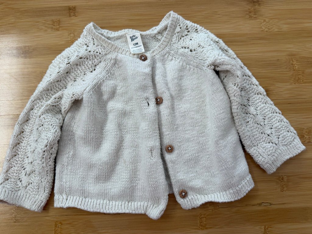 Baby B'gosh Knit Sweater – 12M | Cream - Nest and Sprout-Consignment