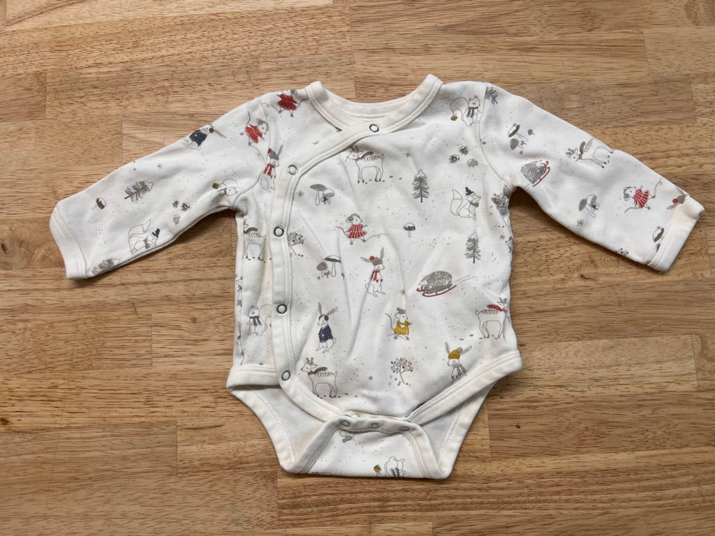 Pehr Kimono Holiday Bodysuit – Size 3–6M