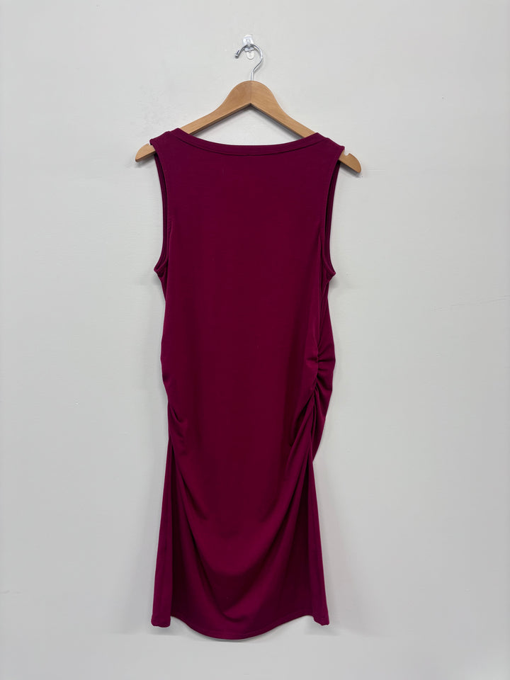 Pink Blush maternity Dress, Large Burgundy | Imperfect