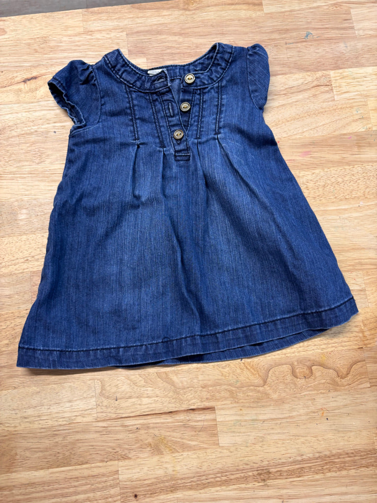 Old Navy Denim Dress – Size 3-6M