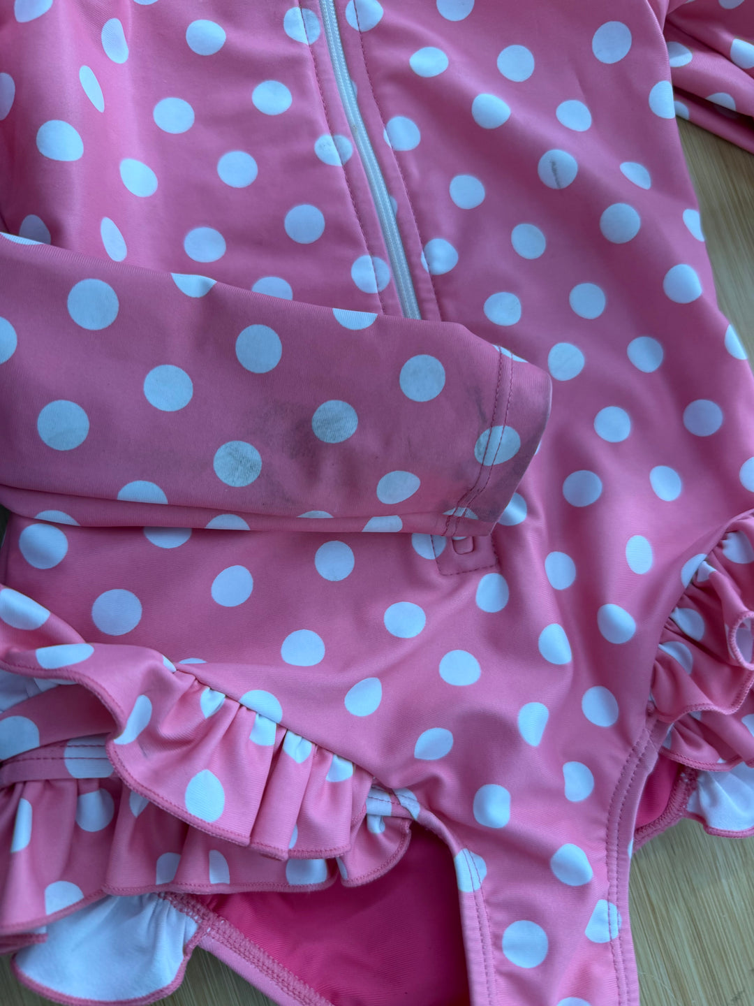 Imagine Perry One Piece Swimsuit – 2T | Pink Polka Dot