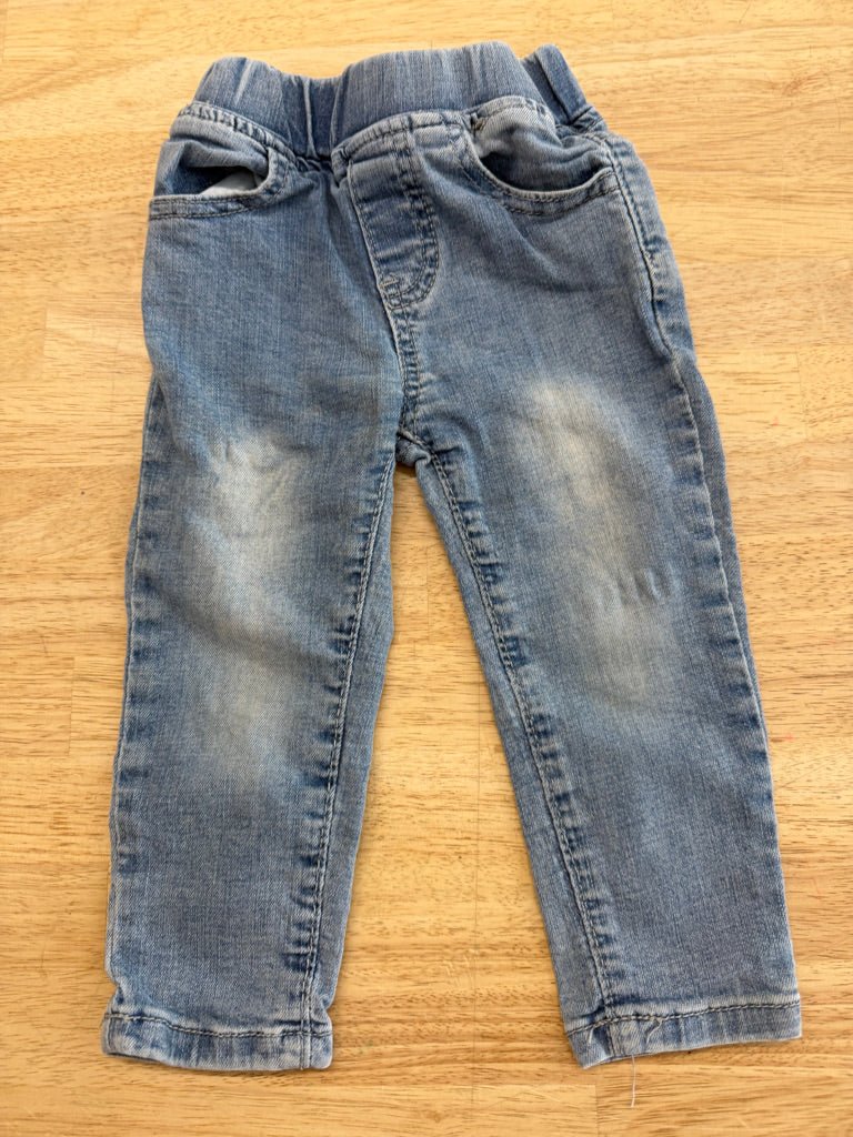 Little Bipsy Jeans – 18–24M | Light Wash Denim - Nest and Sprout - Consignment