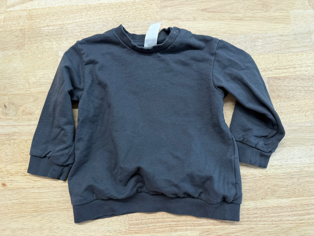 H&M Sweatshirt – 12–18M | Charcoal