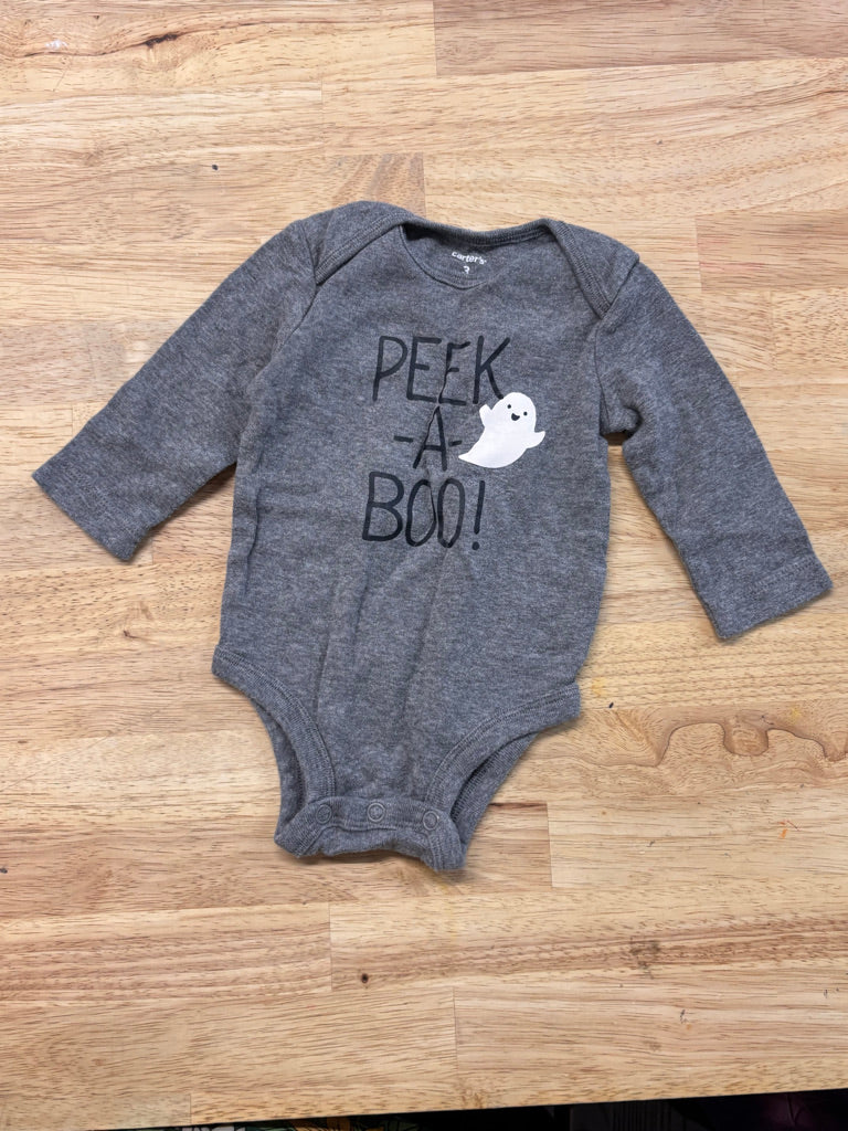 Carter’s Peek-a-Boo Halloween Bodysuit – Size 3M