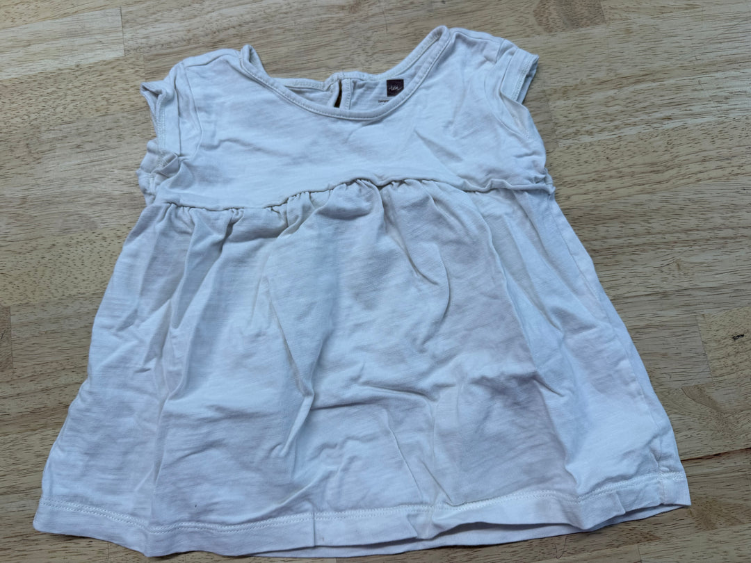 Tea Collection Short Sleeve White Shirt – 2
