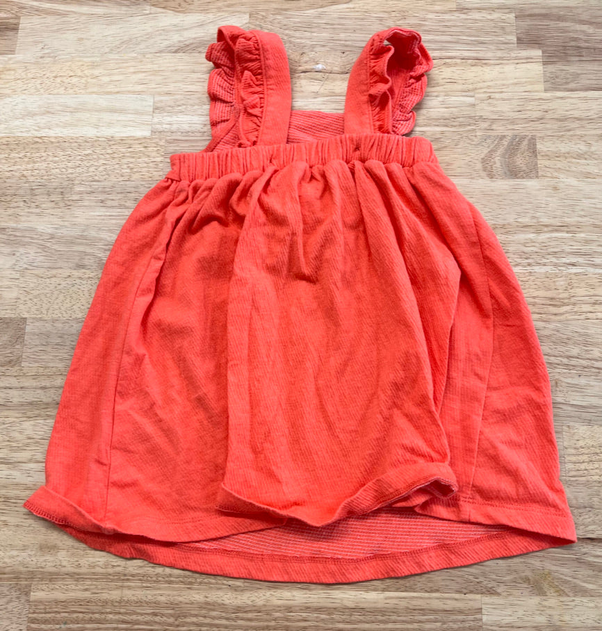 Child of Mine Dress + Diaper Cover – Coral 24 Months