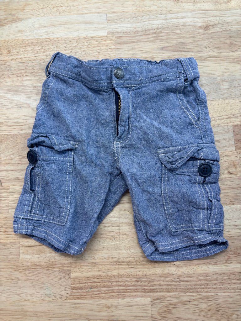Tea Collection Shorts 3Y – Chambray FAIR - Nest and Sprout - Consignment