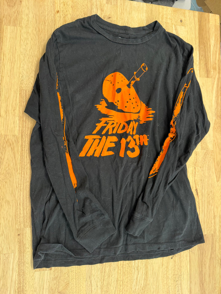 Friday the 13th Graphic T-Shirt – Adult M | Black 100% Cotton Adult