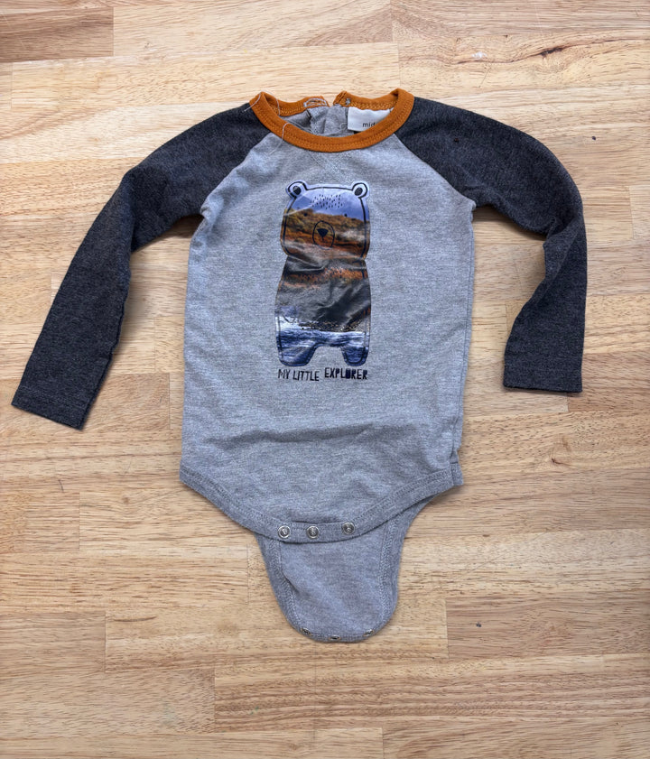 MID Two-Tone Bodysuit – 3–6 Months