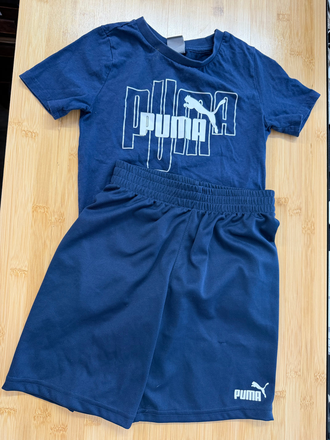 Puma Sport Set – 6 | Navy Two-Piece Shorts & T-Shirt | Play