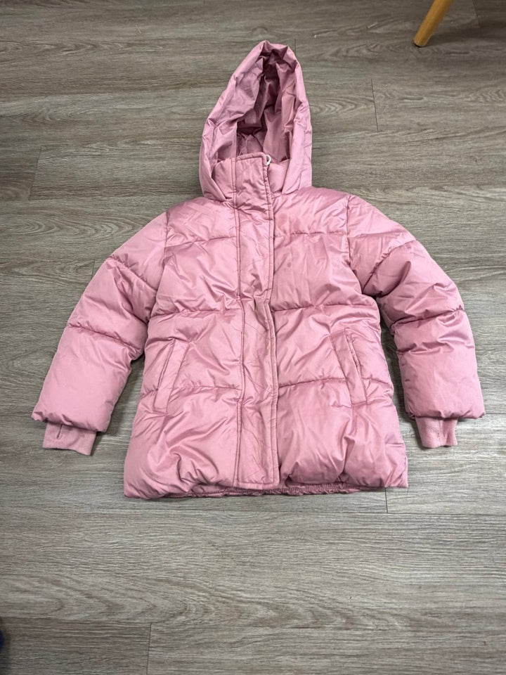 Gap Kids Primaloft Dusty Pink Long Winter Jacket – S | Water-Resistant - Nest and Sprout-Consignment