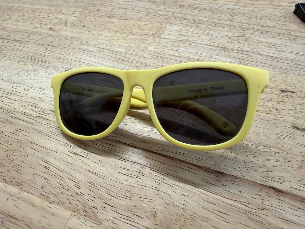 Jan and Jul Sunglasses – Small (0–2Y) | Yellow | Missing Strap - Nest and Sprout-Consignment