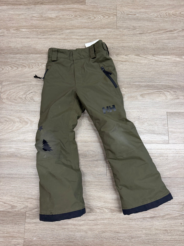 Helly Hansen Snow Pants – 8 | Forest Olive Green | Knee Patch