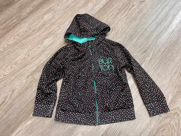 Burton Dryride Jacket – Size XS 5/6Y (Teal/Black Dot Print)