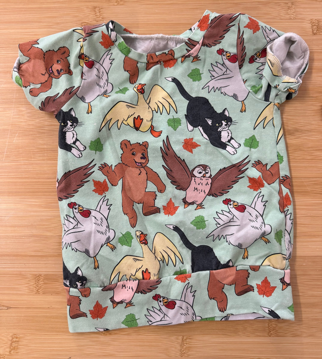 Grow By Zoe Grow With Me Shirt – 4-6 Years | Bear and Animal Print