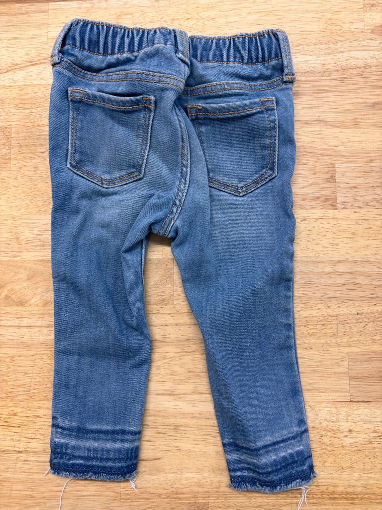 Old Navy Ballerina Jeans – Distressed Cuff (12M) - Nest and Sprout - Consignment