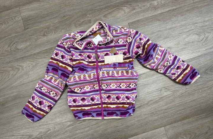 Souris Mini Lightweight Fleece Sweater – 10 | Purple Print