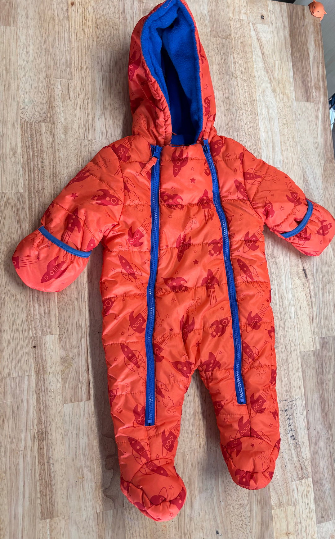 Wipette Rocket Print Snowsuit 3-6M